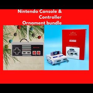Nintendo Ornament Bundle 🌟Lights up🌟